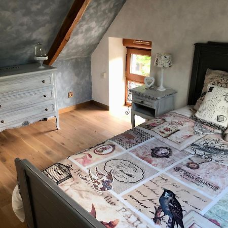 Appartement Chambre double avec SDB privée au milieu des champs à Teloché Extérieur photo