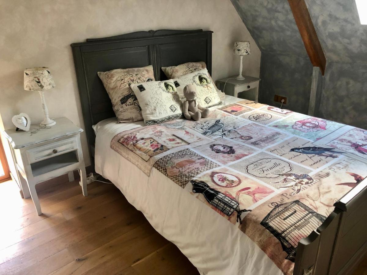 Appartement Chambre double avec SDB privée au milieu des champs à Teloché Extérieur photo